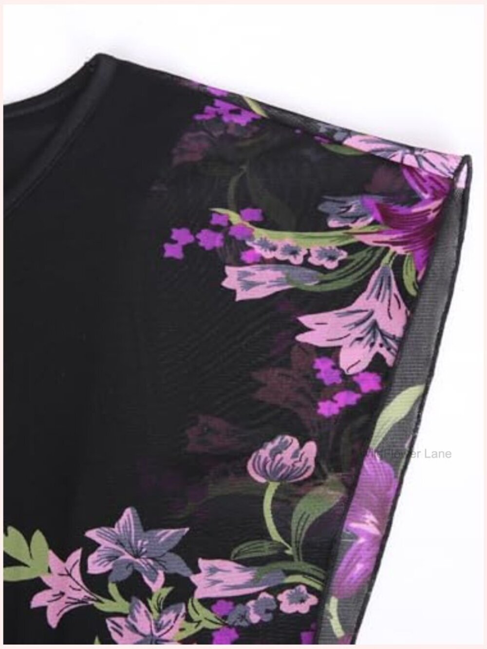 Flutter Short Sleeve Pleated Front Blouse Dressy Casual - Picture 4 of 7
